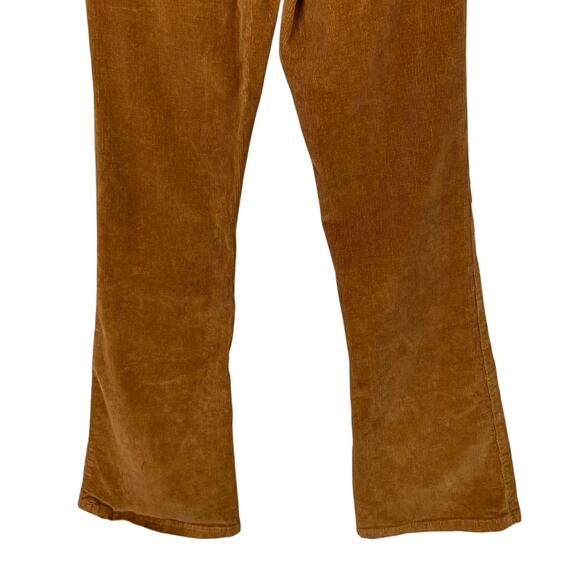 Kensie Jeans Savannah High Rise Flare Tan Corduroy Pants Women's 4 (28 x 30) - Picture 6 of 8